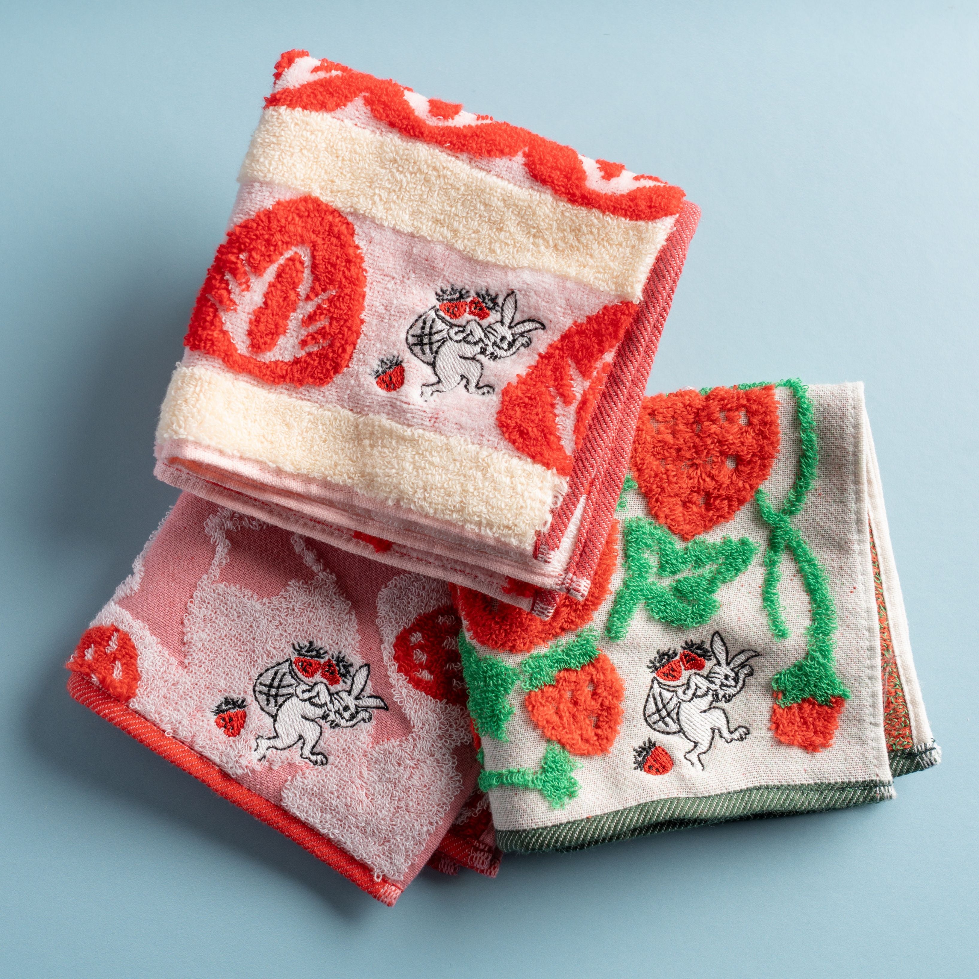 ICHIBIKO オリジナルハンカチ&いちごジャムクッキーセット