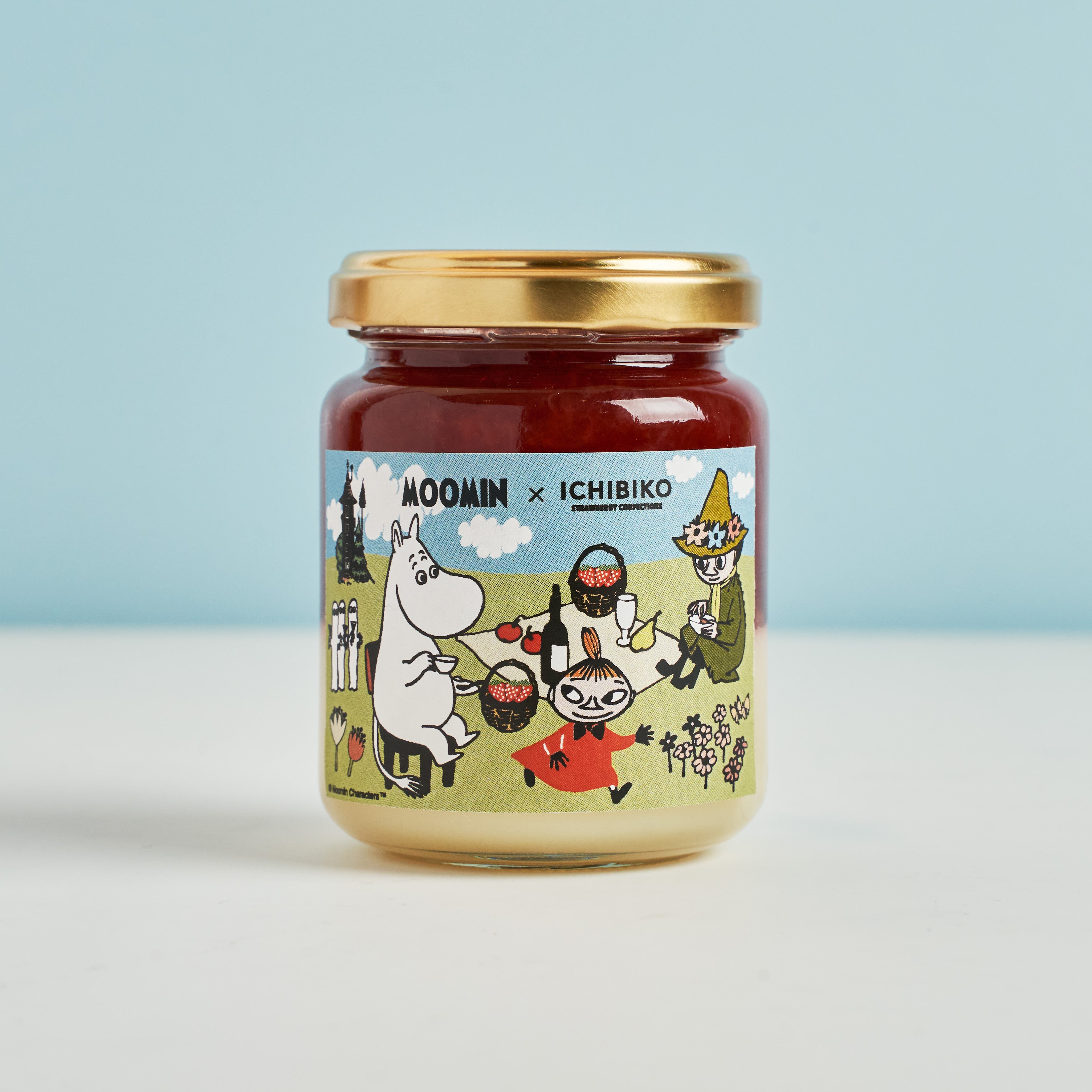 MOOMIN × ICHIBIKO いちごとミルクの2層ジャム