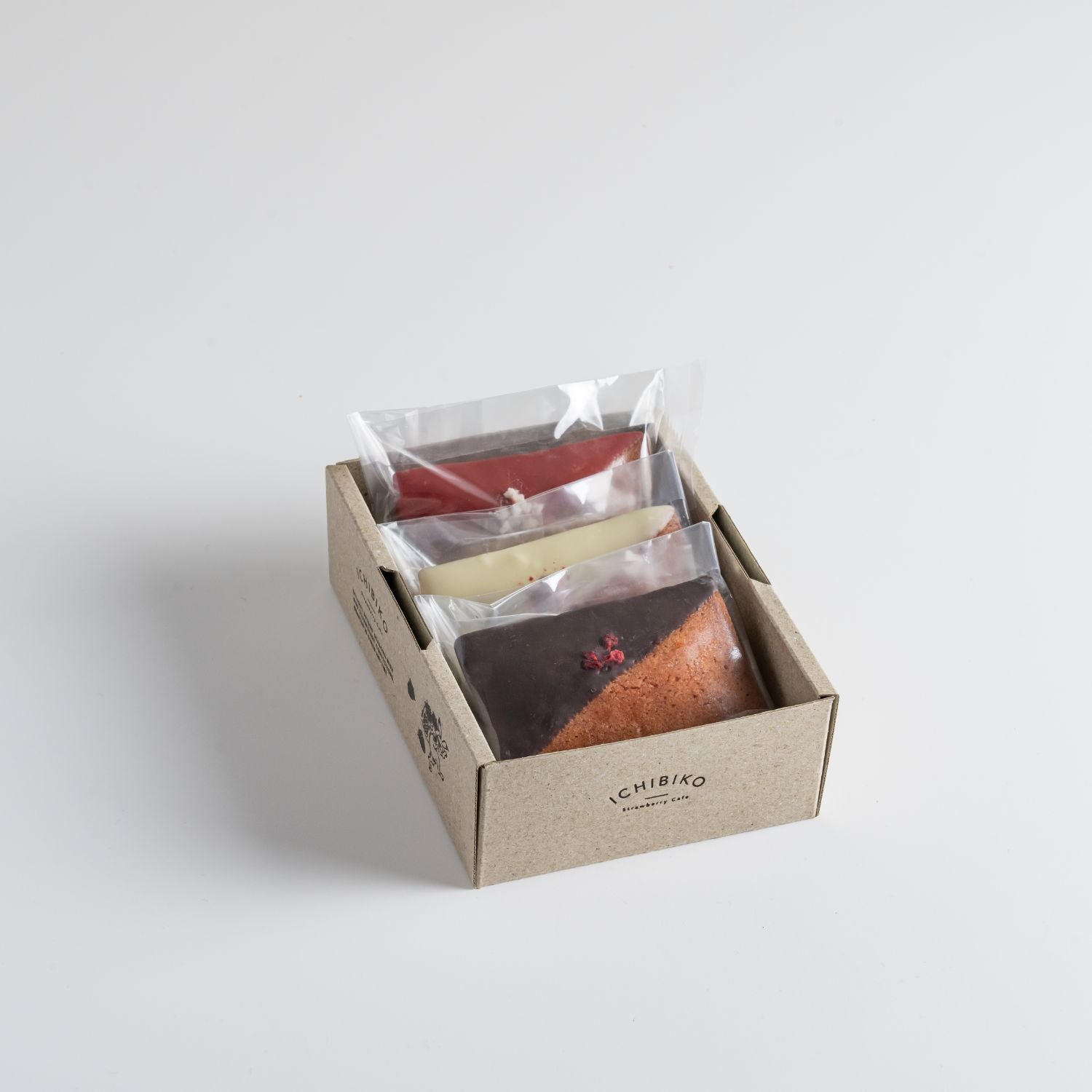 チョコがけいちごフィナンシェBOX3個入り