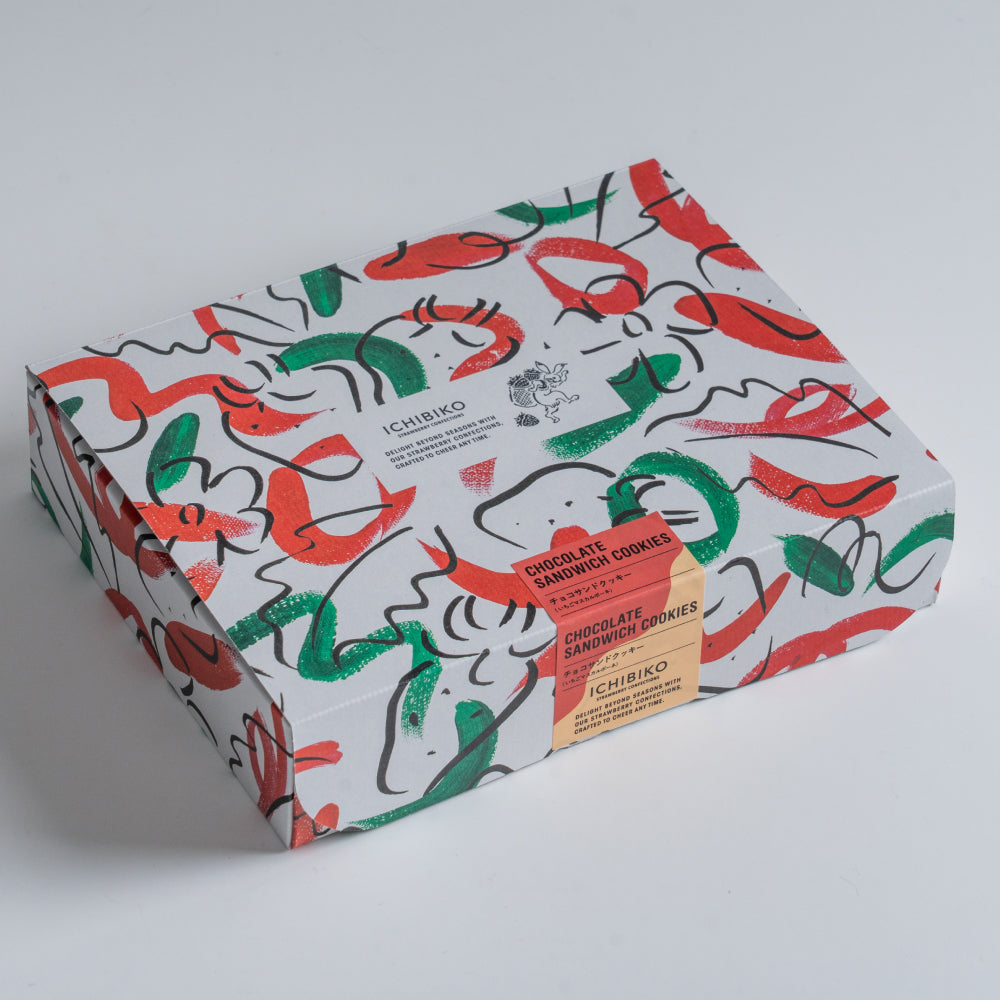 チョコサンドクッキー〈いちごマスカルポーネ〉12個入りBOX