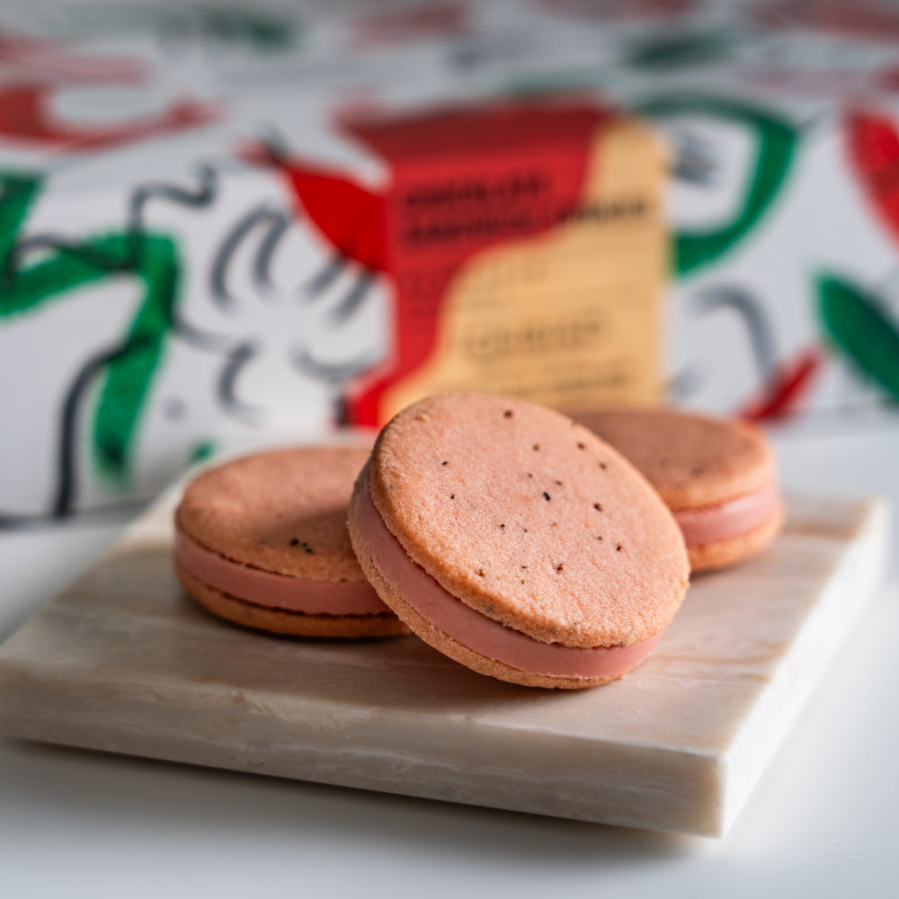 チョコサンドクッキー〈いちごマスカルポーネ〉6個入りBOX