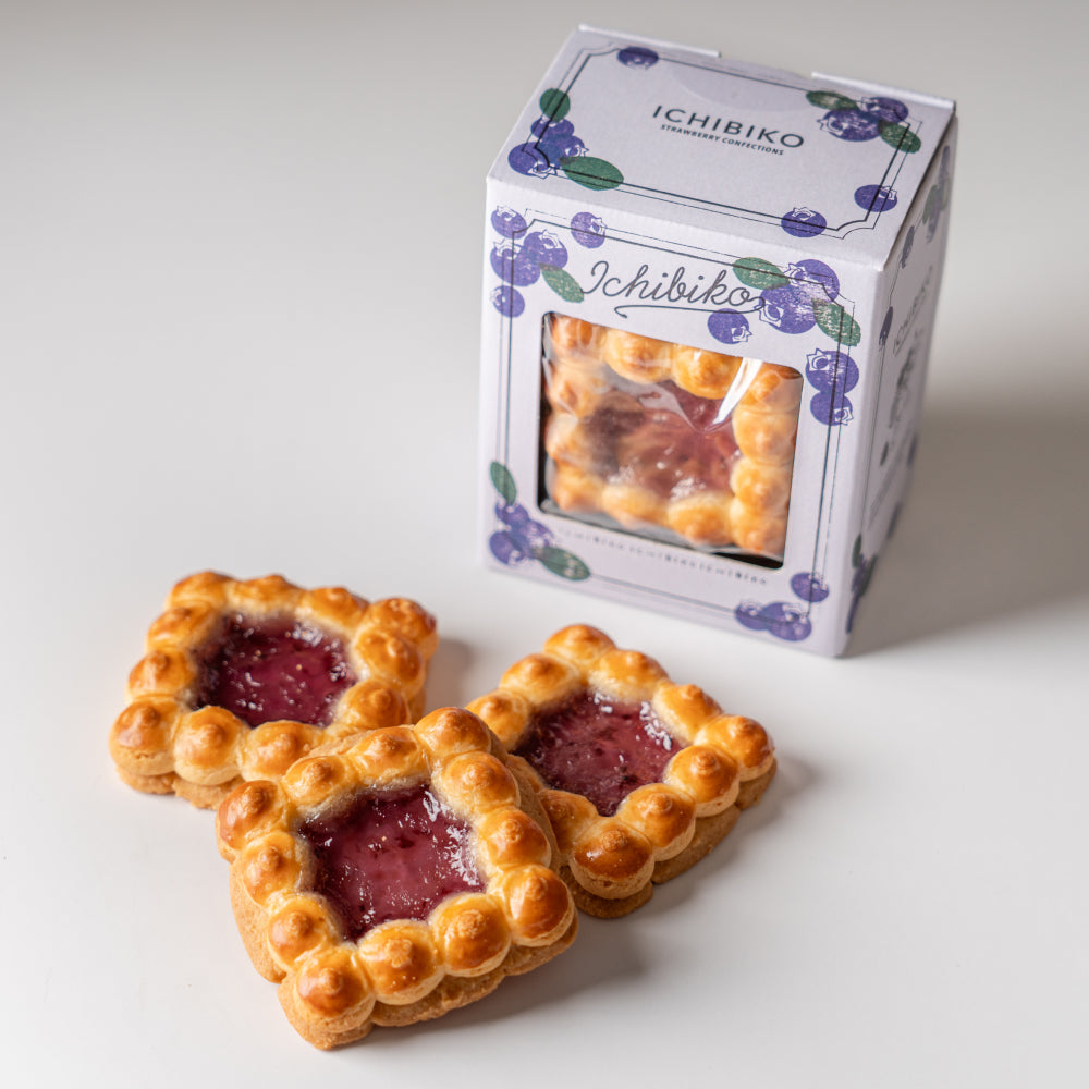 ICHIBIKO FRIENDLY ぶるーべりージャムクッキー