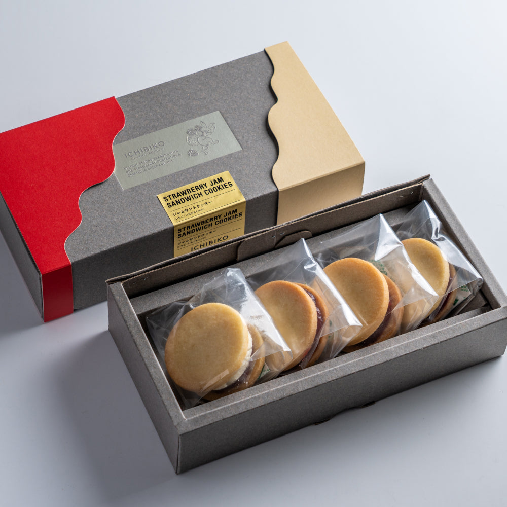 いちごのジャムサンドクッキー&いちごとミルクのジャムサンドクッキーBOX