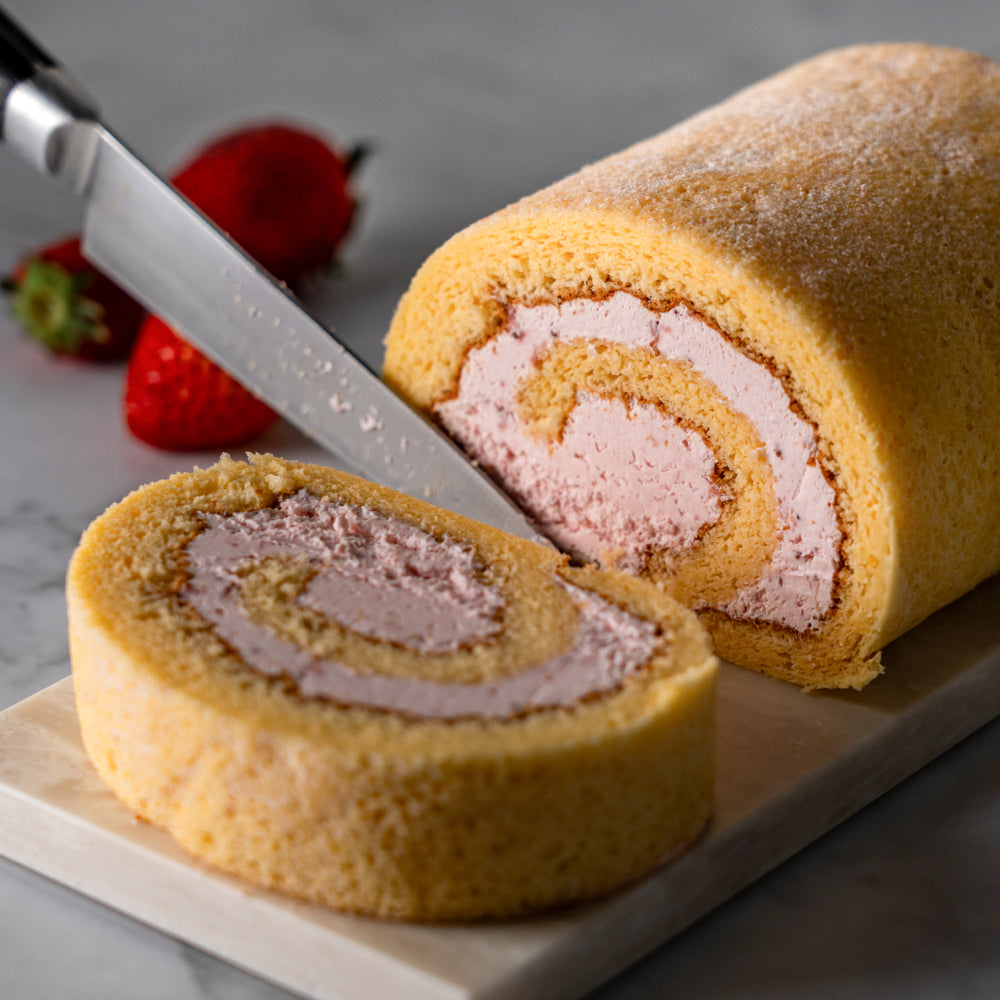いちごのロールケーキ