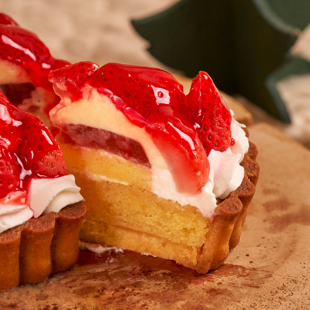 【Xmas予約】ミガキイチゴのクリスマスタルト 4号