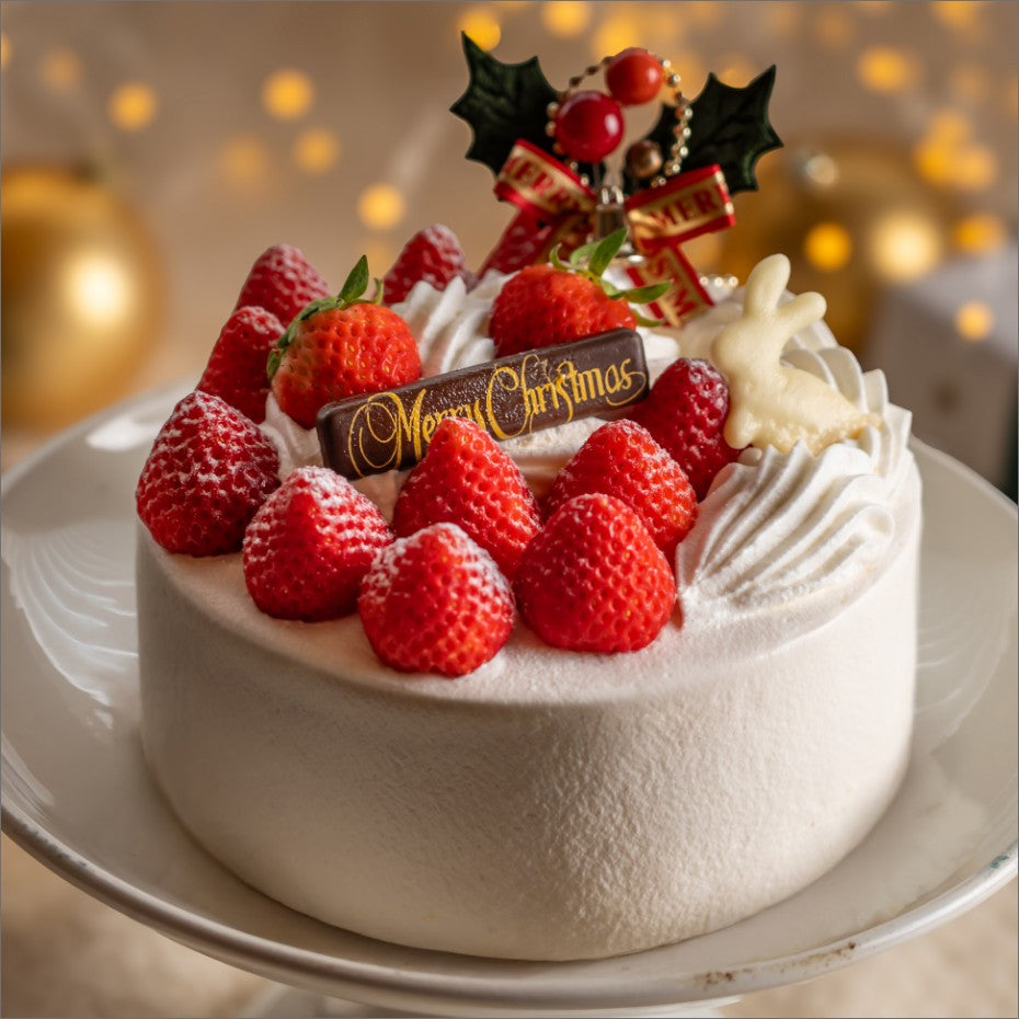 【Xmas予約・店頭受け取り】完熟いちごの贅沢クリスマスショートケーキ