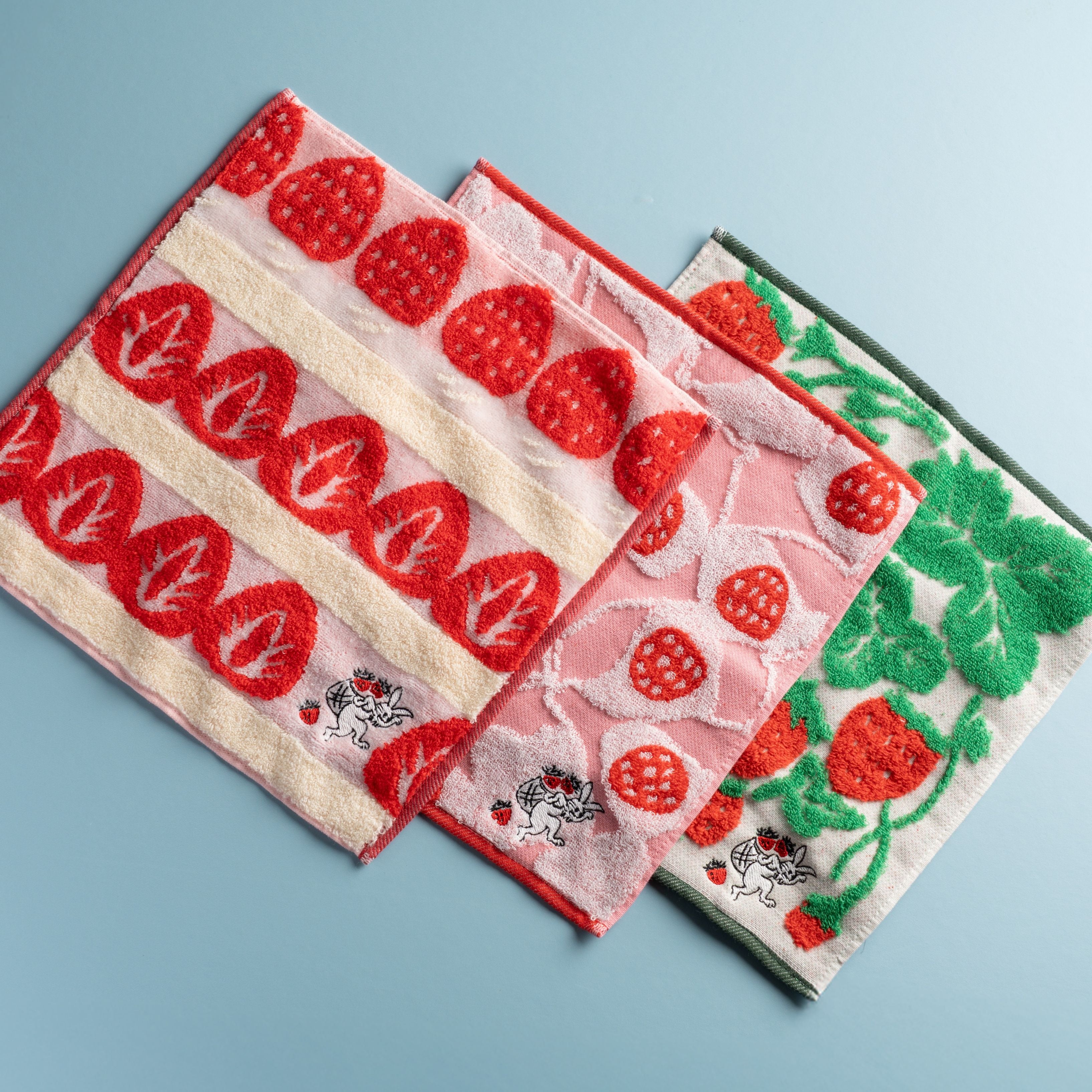 ICHIBIKO オリジナルハンカチ&いちごジャムクッキーセット