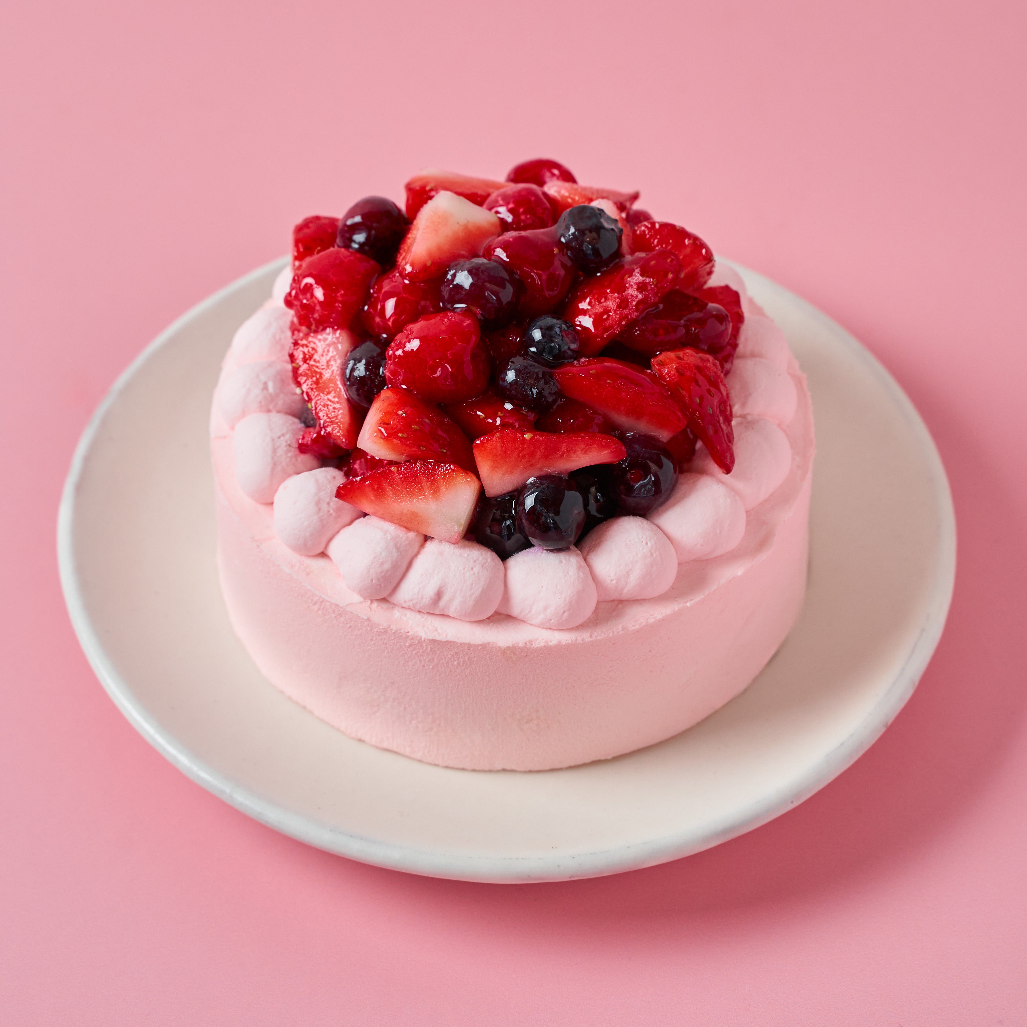 母の日限定 ミガキイチゴとベリーのケーキ（4号サイズ）