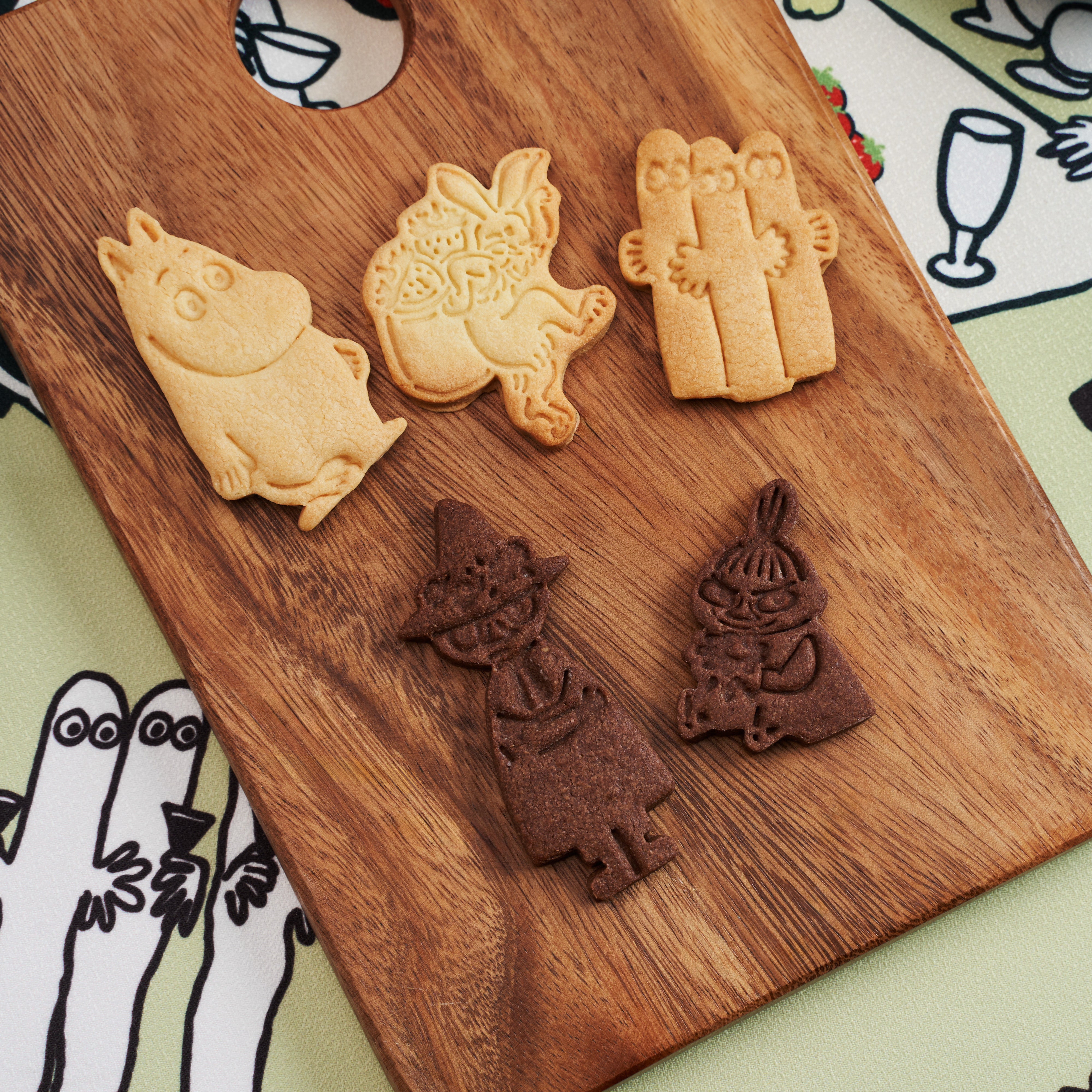 MOOMIN × ICHIBIKO 5種のクッキー風呂敷セット