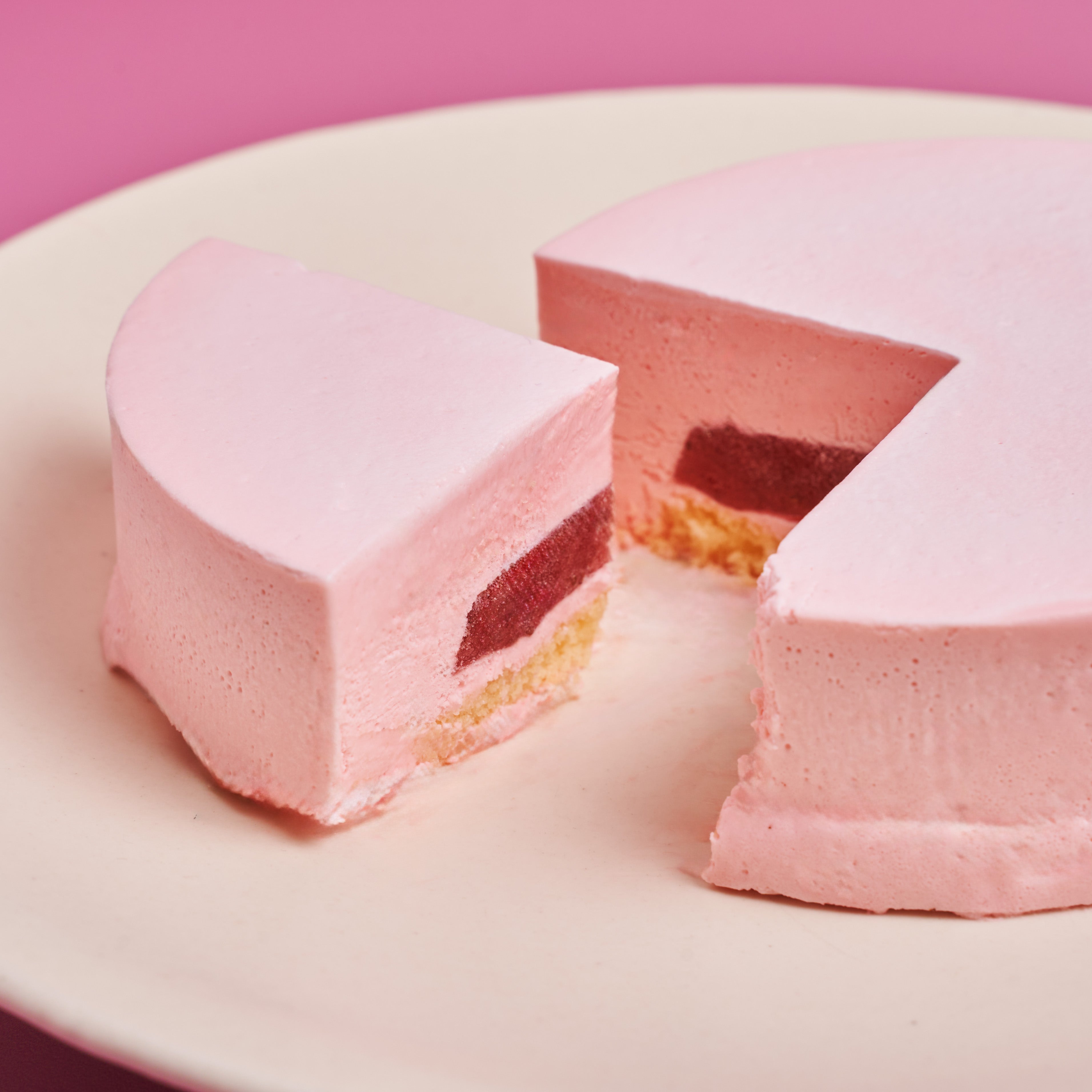 母の日限定 ミガキイチゴのレアチーズケーキ（4号サイズ）