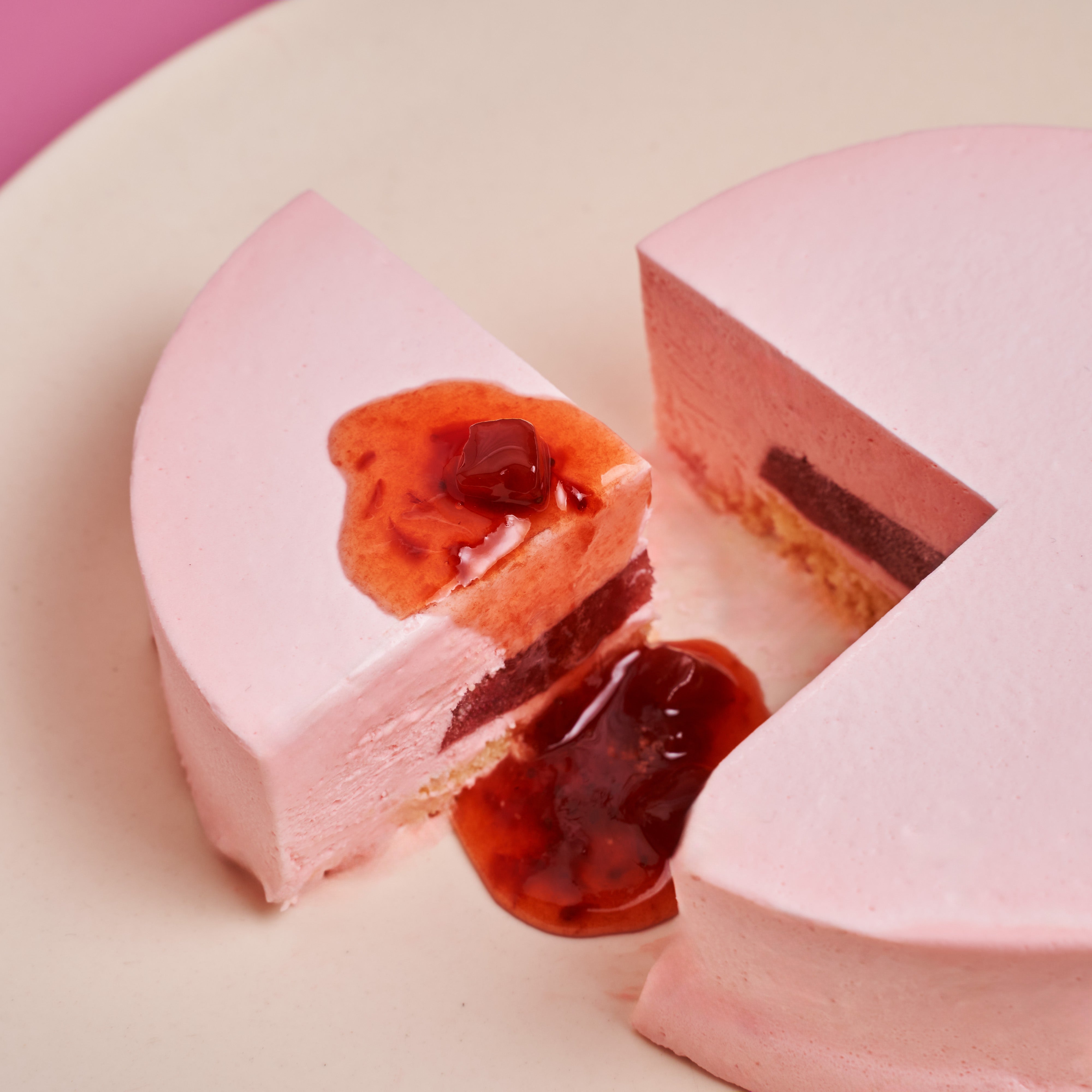 母の日限定 ミガキイチゴのレアチーズケーキ（4号サイズ）