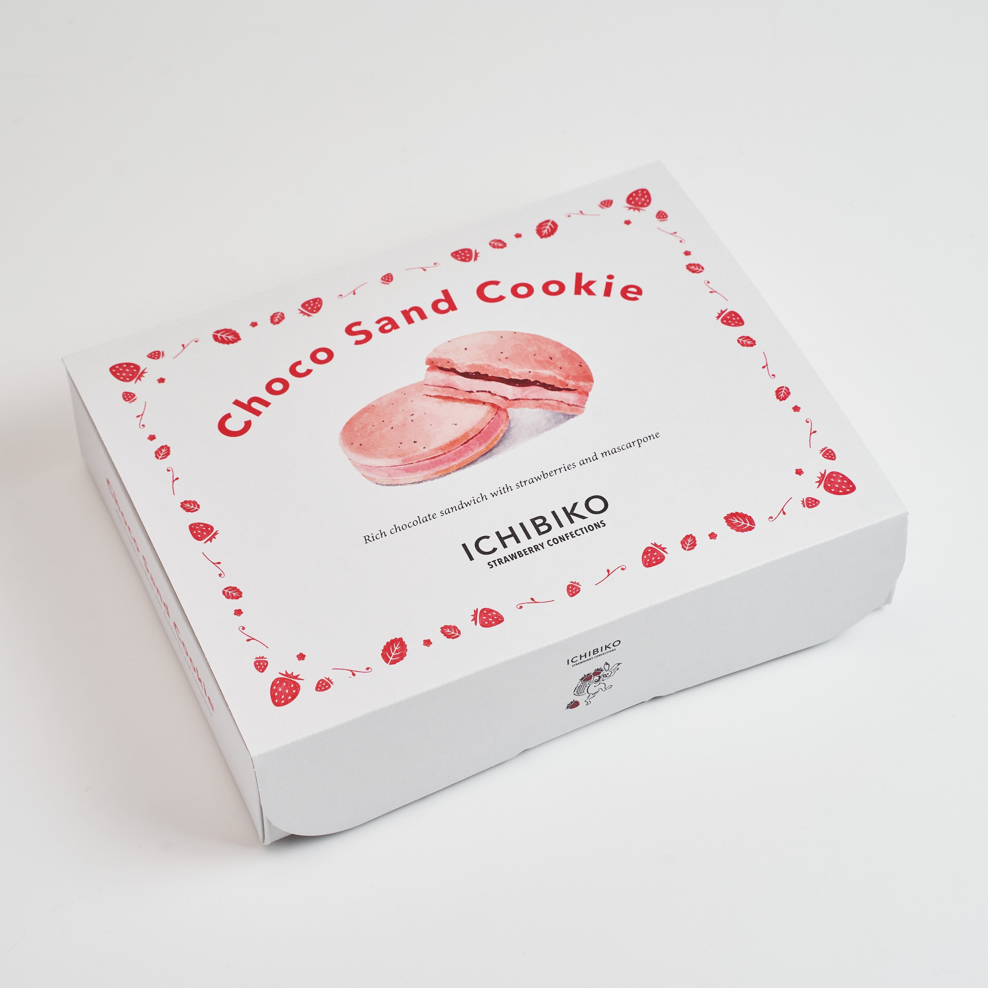 チョコサンドクッキー〈いちごマスカルポーネ〉12個入りBOX（新パッケージ）