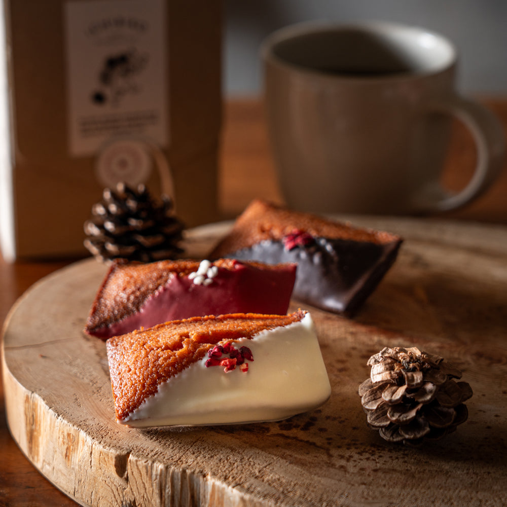 チョコがけいちごフィナンシェBOX3個入り