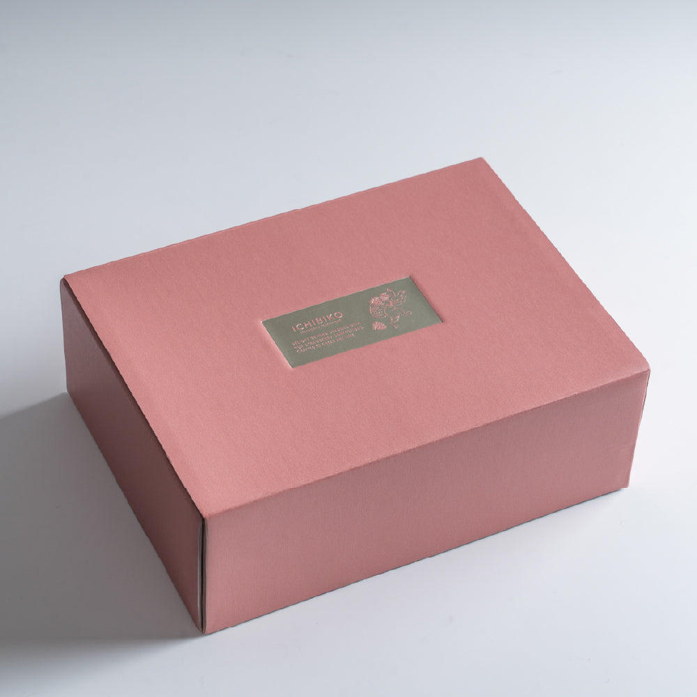 ICHIBIKO ゴブレットグラス&いちごミルクのもとセット