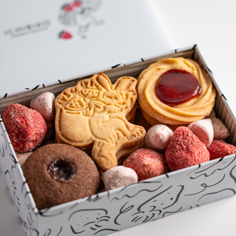 クリスマス限定パッケージ ICHIBIKOクッキー缶