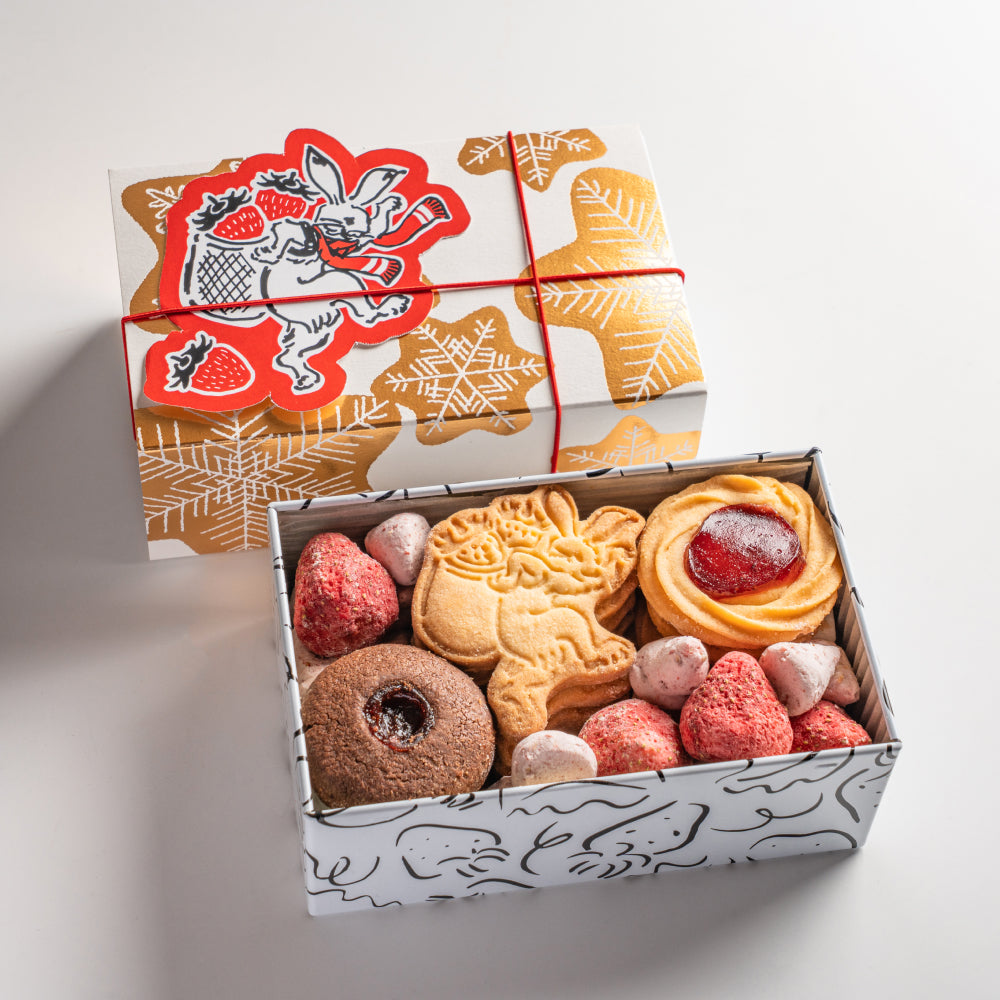 クリスマス限定パッケージ ICHIBIKOクッキー缶